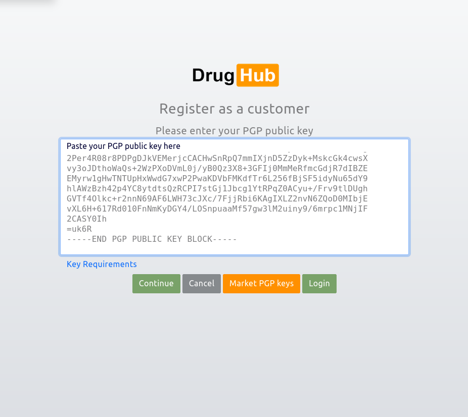 PGP Key Registration