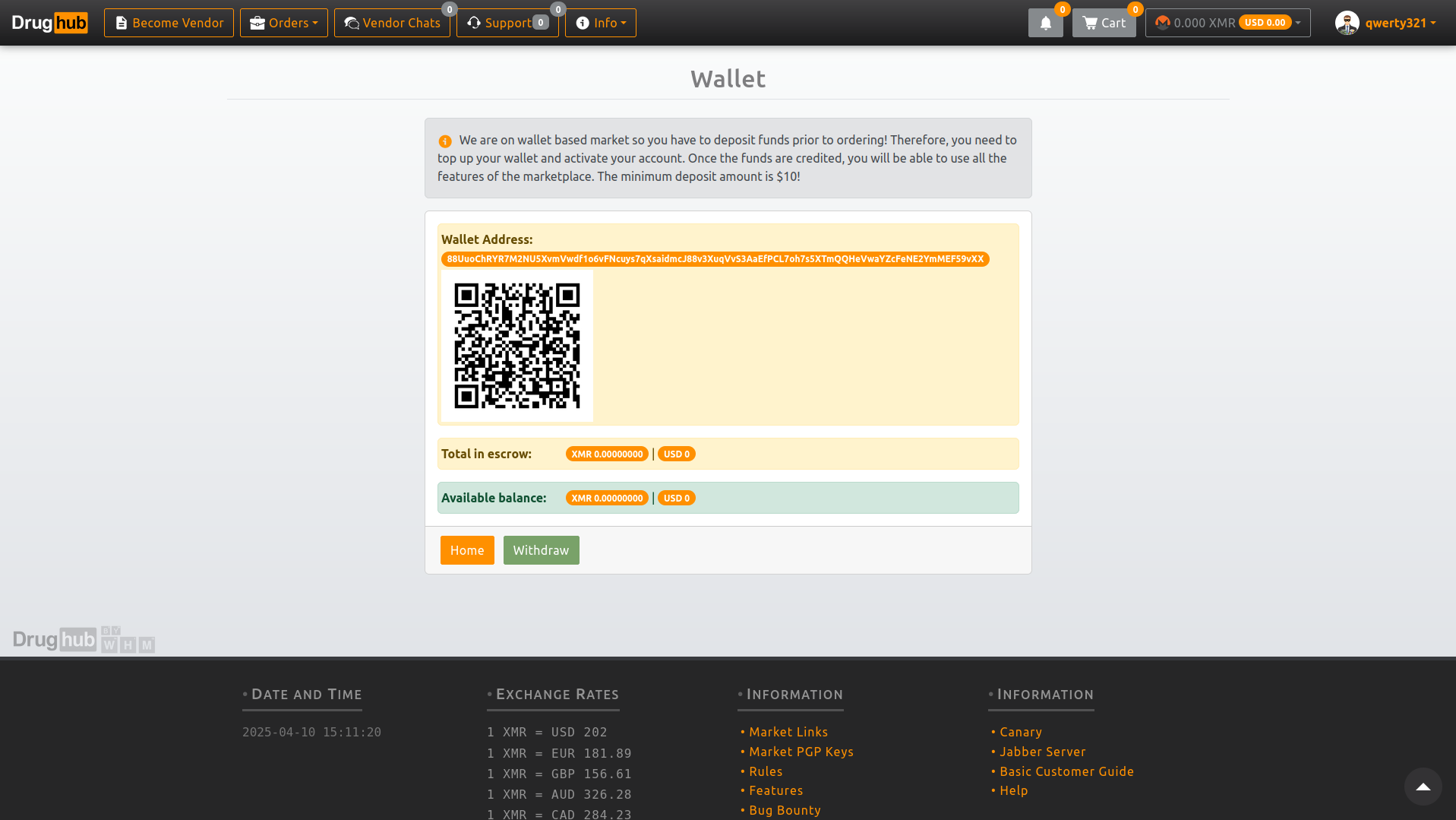 Marketplace Dashboard